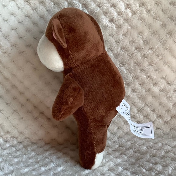 Unbranded Plush Little Brown Monkey Stuffed Animal Toy Embroidered Eyes 🐵 - Picture 2 of 6